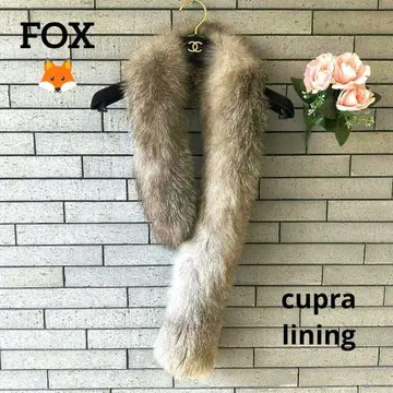 [ 폭스 숄 ] 머플러 새상품급 스노우탑 큐프라 안감 2단계 조절