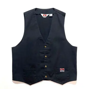 90s BEN DAVIS 데이비스 블랙 워크 베스트 Lsize