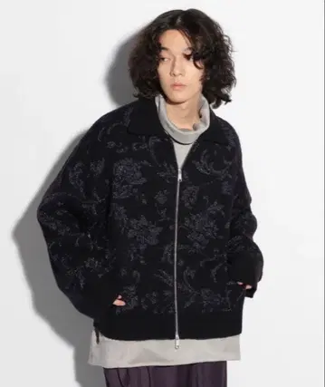 묶음 구매 할인 HARE 라메 모티브 숏 셔츠 니트