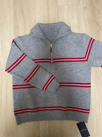 보더 한국 하프 지퍼 스웨터