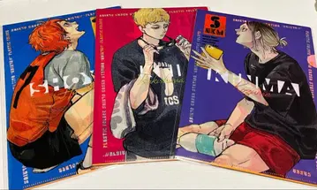 하이큐 최강 점프 2025년 7월호 가샤 클리어 파일 전종 세트