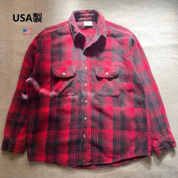 [레어] FREE COUNTRY 플란넬 셔츠 USA 제조