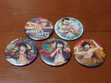 몽키 D 루피 캔뱃지 5개 세트