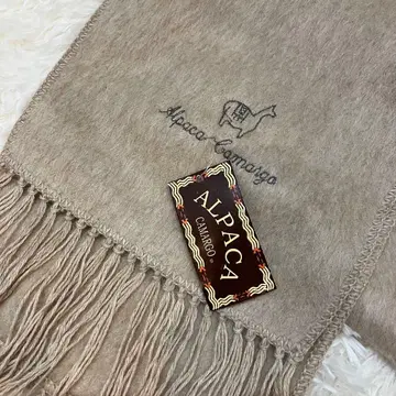 [ 새상품 ] Alpaca Camargo 알파카 머플러 베이지 페루산