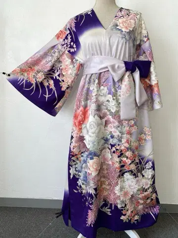 3214 기모노 리메이크 드레스 원피스