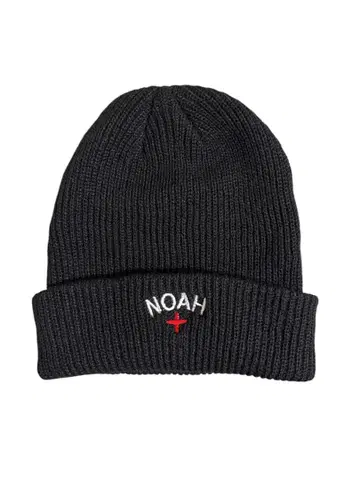 NOAH 블랙 니트 모자