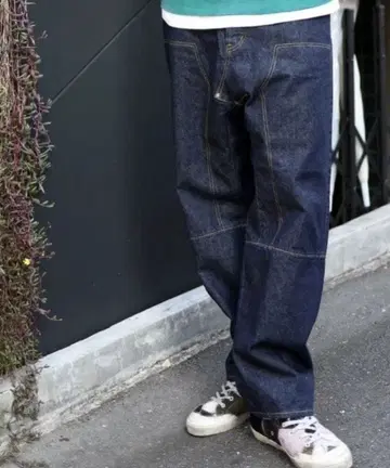 BACKLASH x ROYAL FLASH 별주 사루엘 데님 팬츠