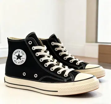 [ 새상품 28cm ] 한정판 하이컷 CT70 블랙 hi