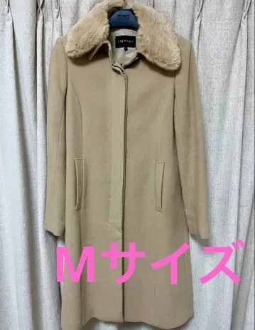 INDIV 퍼 롱 코트 M 사이즈