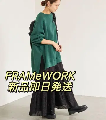 미사용 새상품! FRAMeWORK 래글런 판초 맨투맨