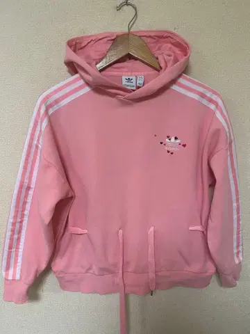 아디다스 오리지널 adidas 여성용 하트 무늬 후드티 S 사이즈