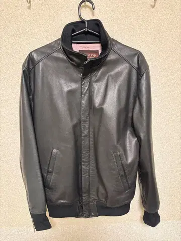 drestrip 블랙 가죽 자켓