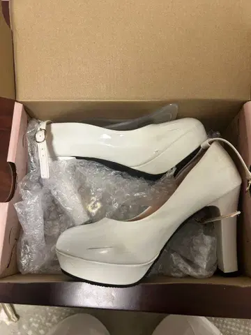 브라이덜 슈즈 22~22.5cm 힐 10cm