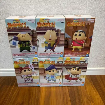 불볕더위의 카스카베 댄서즈 짱구는 못말려(크레용 신짱) 피규어 6체 세트