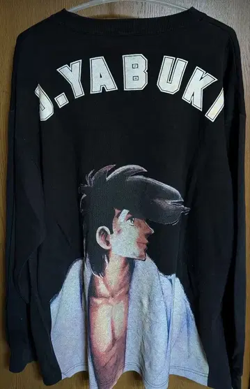 레어 내일의 죠 맨투맨 야부키 죠 빈티지 애니메이션