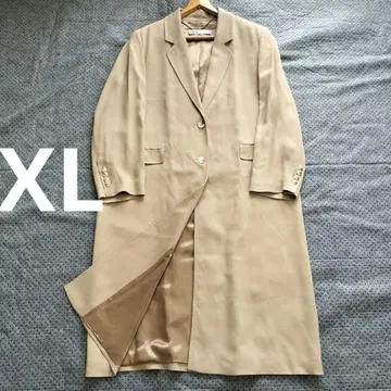 새상품급 ZARA 트렌치코트 얇은 소재 베이지 XL 남성용 롱 코트