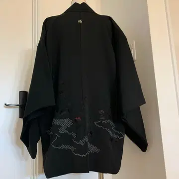 다이쇼 로망 쇼와 레트로 앤티크 도행 기모노 겉옷 화양절충 리메이크