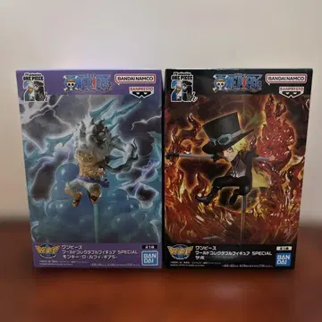 원피스 WCF SPECIAL 루피 사보 세트 피규어