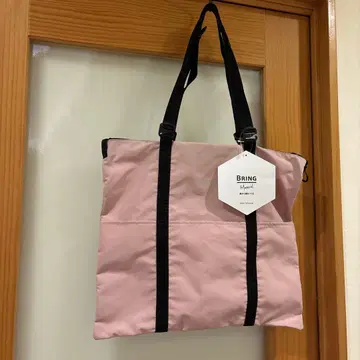 BRING 핑크 토트백