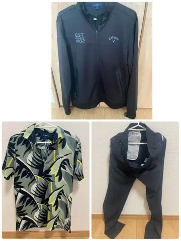 오늘 발송 Callaway 골프웨어 상하의, 저지 세트