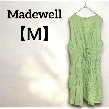 Madewell [ M ] 슬리브리스 원피스 그린 옐로우 그린