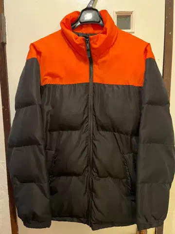JEANASIS 다운 자켓 오렌지/블랙