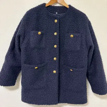 coca 푸들 보아 노카라 코트 M 사이즈