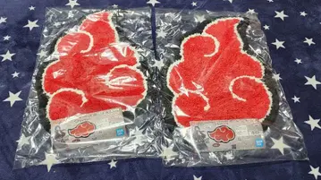 NARUTO 나루토 돌풍전 아카츠키 러그 매트 2개 세트