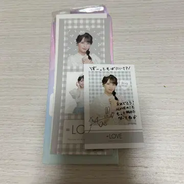 사사키 마이카 코멘트 포함 포토 카드 & 스티커 세트