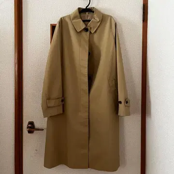 무인양품 베이지 롱 코트