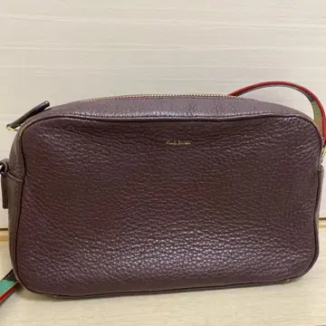 폴스미스/숄더백/와인 레드