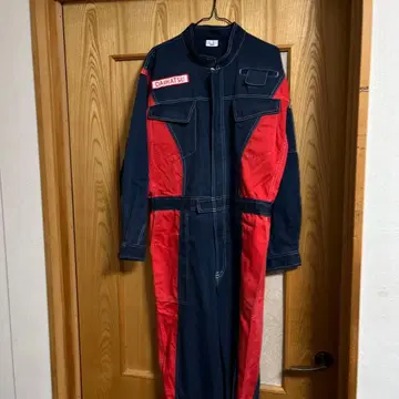 DAIHATSU 오버롤 네이비/레드