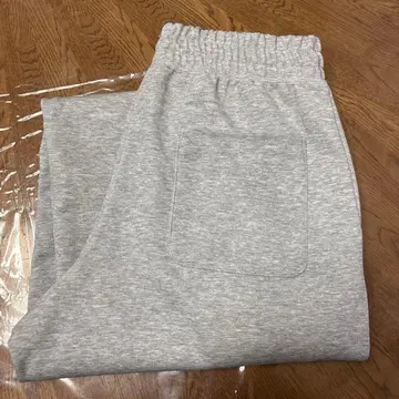 유니클로 c 그레이 스웨트 팬츠 허리밴딩