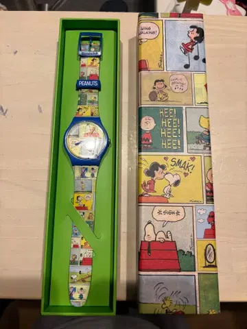 스누피 미사용 새상품 손목시계