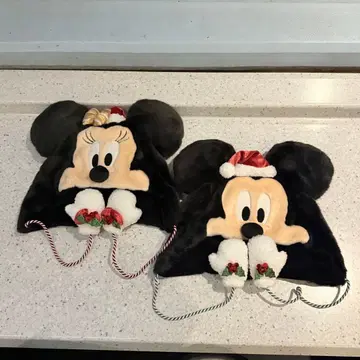 디즈니 크리스마스 팬캡 미키 미니