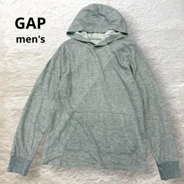 갭 후드티 풀오버 그레이 남성용 S 얇은 소재 심플 코튼