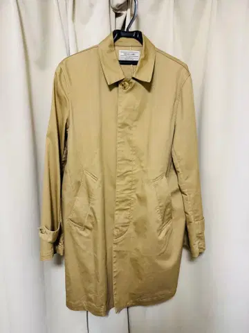 SONNY LABEL 베이지 스텐카라 코트 남성용