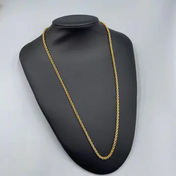 22 grosse 골드 트위스트 체인 롱 목걸이