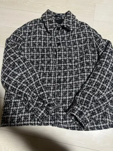 ZARA 트위드 자켓 M