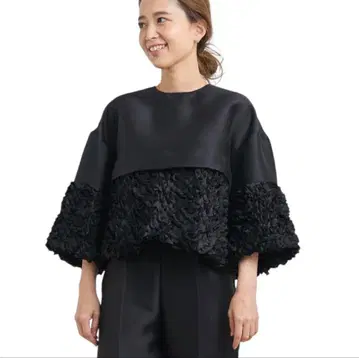 shirocon yori 실키 휘핑 블라우스 34