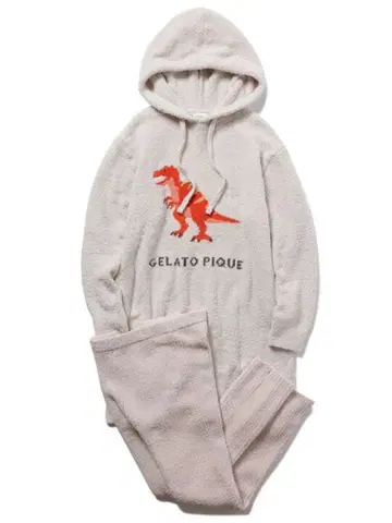 GELATO PIQUE 공룡 프린트 후드티