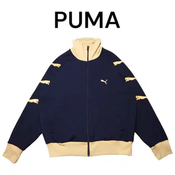 PUMA 하이넥 트랙 자켓 로고 자수 푸마 저지 구제 의류