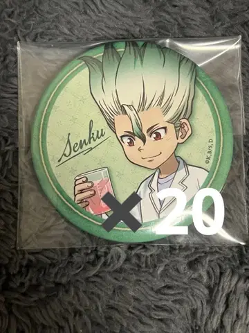 Dr.STONE 센쿠 캔뱃지 로프트