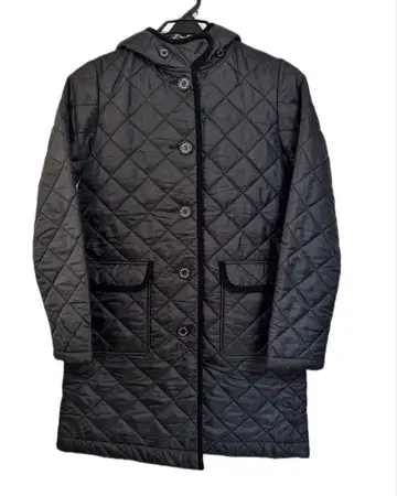 트래디셔널 웨더웨어 퀼팅 자켓 블랙