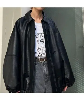 BLACK BY MOUSSY 오버 사이즈 자켓