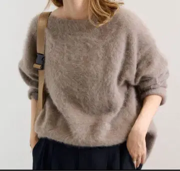 프레임워크 FOX/CASHMERE 보트넥 풀오버 캐시미어