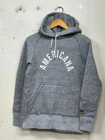 새상품급 Americana 아메리카나 후드 맨투맨 그레이