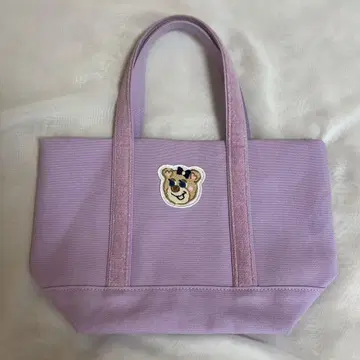 페이러 올드 테디걸 와펜 토트백 페일 퍼플 스몰