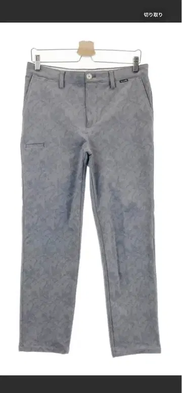 트래비스 매슈 스트레치 팬츠 그레이 야자수 패턴 가을 겨울용 M 사이즈