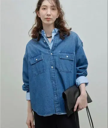 개럴개런트 데님 오버사이즈 셔츠